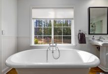 waterproof bathroom blinds