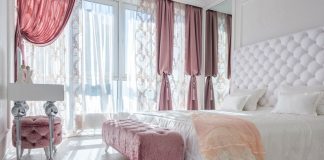 fuschia pink roller blinds